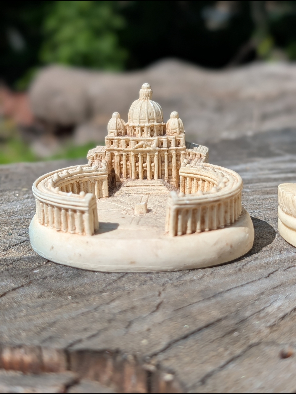 Miniature Architectural Sculpture in Cream